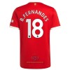 Maglia ufficiale Manchester United Bruno Fernandes 18 Casa 2021-22 per Uomo